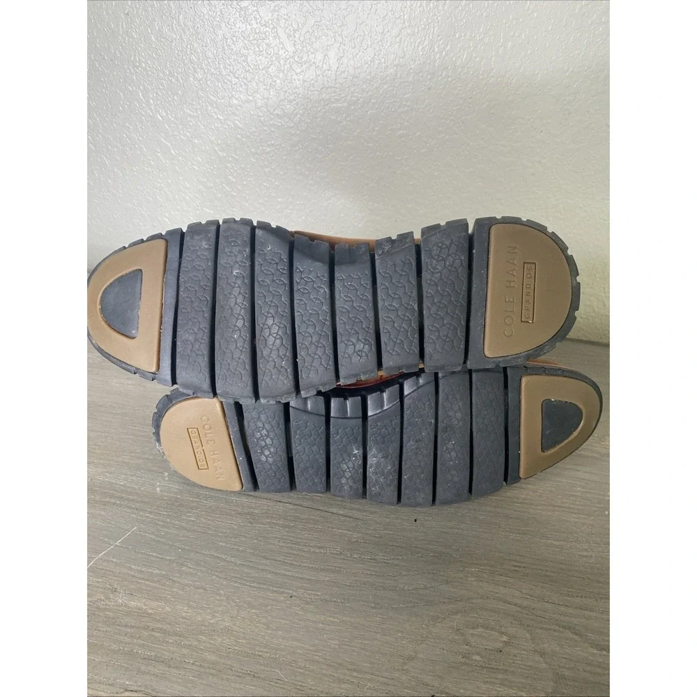 COLE HAAN ZerøGrand‎ Men's Size 12  Brown Black Nubuck Hiker Boots